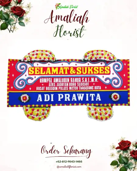 Papan Bunga Ucapan Selamat Pangeranan